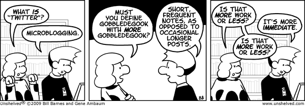 Unshelved strip for 3/11/2009