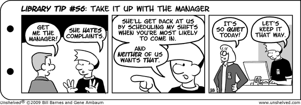 Unshelved strip for 3/14/2009