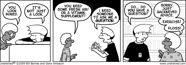 Unshelved strip for 3/27/2009