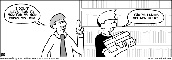 Unshelved strip for 4/2/2009