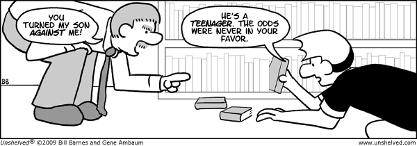 Unshelved comic strip for 4/3/2009