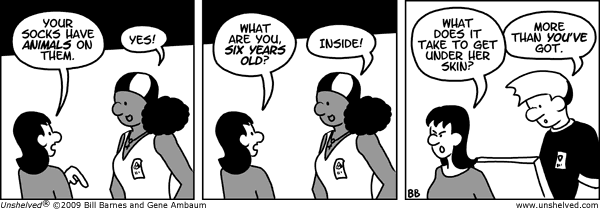 Unshelved strip for 4/6/2009