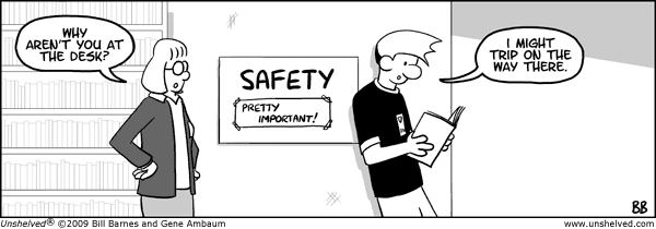 Unshelved strip for 4/11/2009
