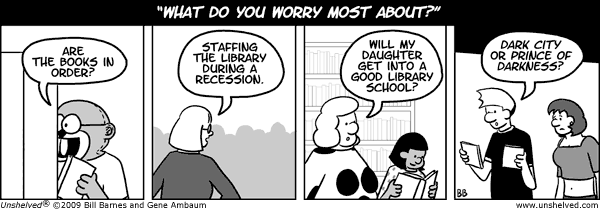 Unshelved strip for 4/18/2009