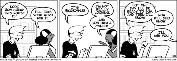Unshelved strip for 4/20/2009
