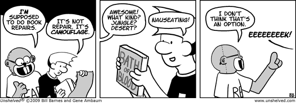 Unshelved strip for 4/28/2009