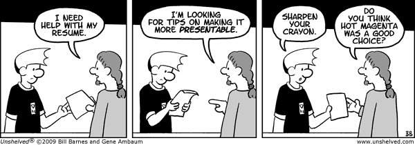 Unshelved strip for 5/4/2009