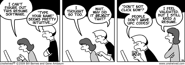 Unshelved strip for 5/8/2009