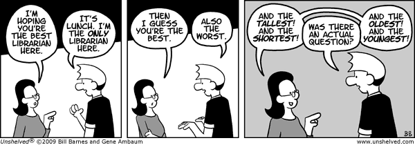 Unshelved strip for 5/13/2009