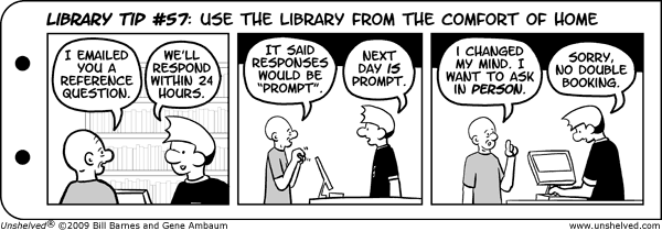 Unshelved strip for 5/15/2009