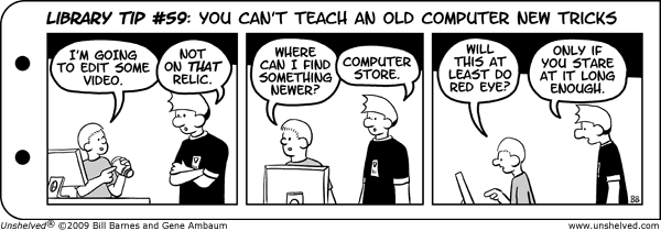 Unshelved strip for 5/21/2009