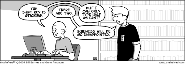 Unshelved strip for 5/23/2009