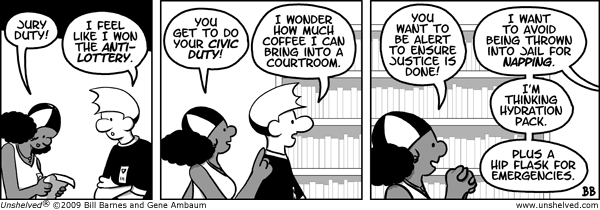 Unshelved strip for 5/25/2009