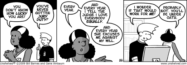 Unshelved strip for 5/26/2009