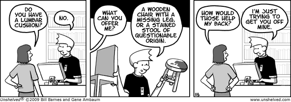 Unshelved strip for 6/1/2009