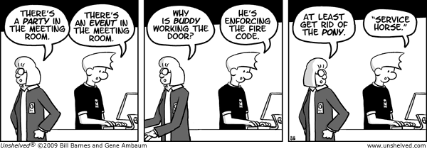 Unshelved strip for 6/18/2009