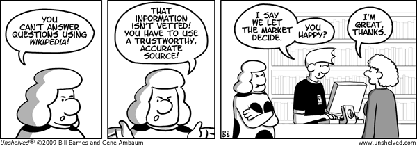 Unshelved strip for 6/20/2009