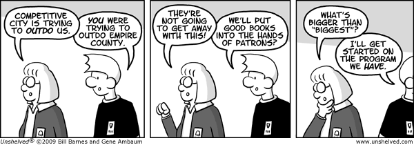 Unshelved strip for 7/21/2009