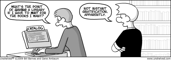 Unshelved strip for 8/6/2009