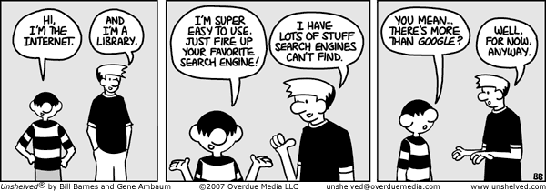 Unshelved strip for 8/10/2009