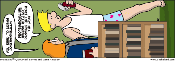 Unshelved strip for 8/19/2009