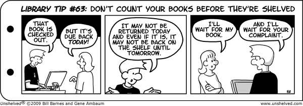 Unshelved strip for 10/24/2009