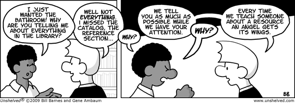 Unshelved strip for 10/28/2009