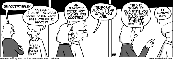 Unshelved strip for 10/31/2009