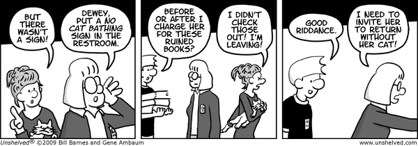 Unshelved strip for 11/6/2009