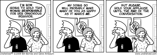 Unshelved strip for 11/7/2009
