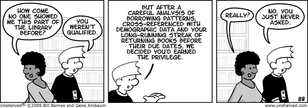 Unshelved comic strip for 11/13/2009