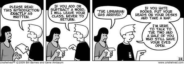 Unshelved strip for 11/19/2009