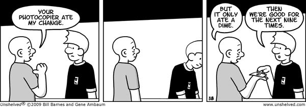 Unshelved strip for 11/23/2009