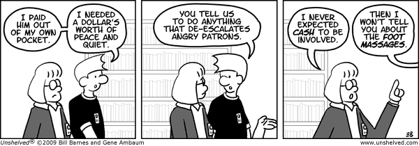 Unshelved strip for 11/26/2009