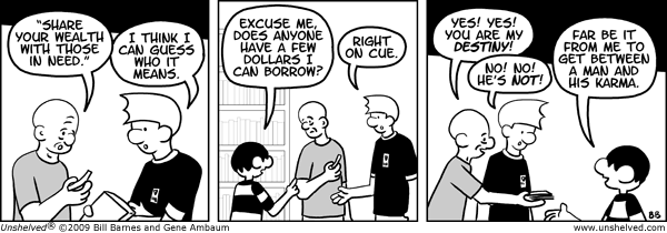 Unshelved strip for 12/3/2009