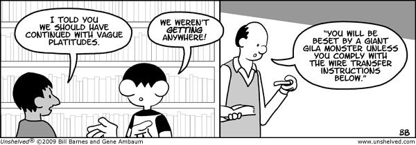 Unshelved strip for 12/4/2009