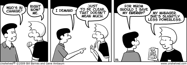 Unshelved strip for 12/5/2009
