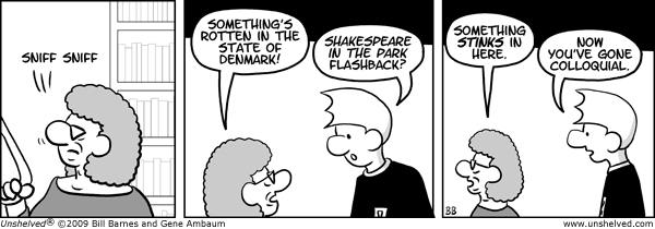 Unshelved strip for 12/21/2009