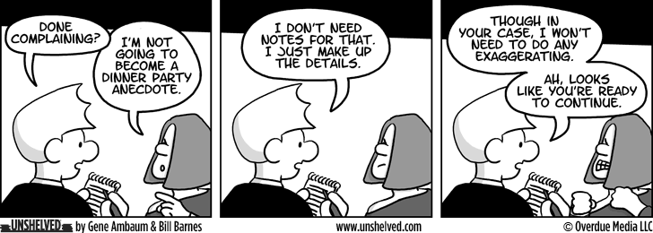 Unshelved strip for 1/19/2010