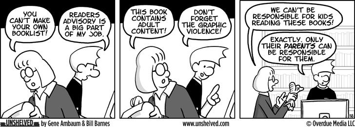 Unshelved strip for 2/9/2010