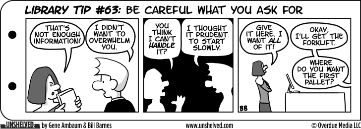 Unshelved strip for 2/17/2010