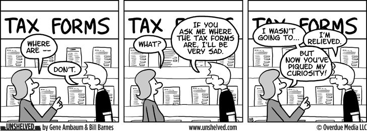 Unshelved strip for 2/23/2010