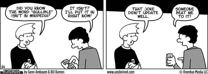 Unshelved strip for 3/1/2010