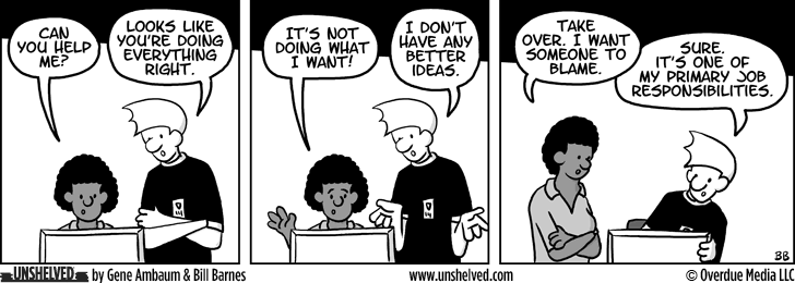 Unshelved strip for 3/2/2010