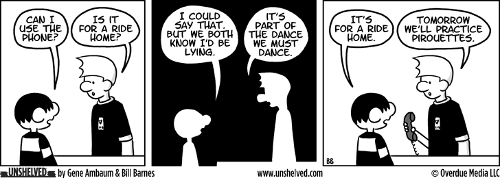 Unshelved strip for 3/3/2010