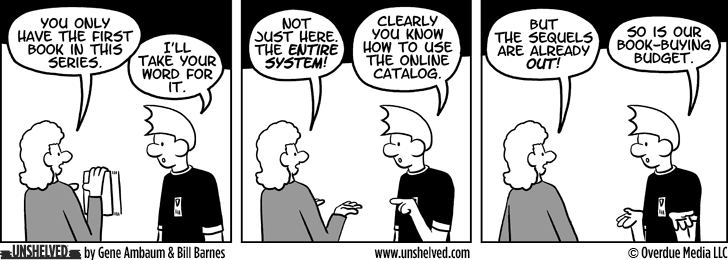 Unshelved strip for 3/29/2010