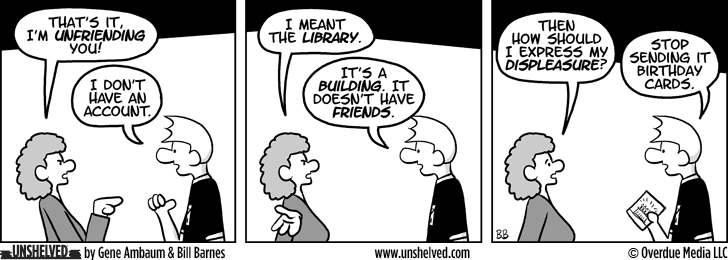 Unshelved strip for 4/29/2010