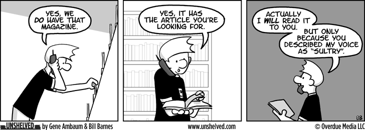 Unshelved strip for 6/30/2010