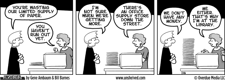 Unshelved comic strip for 7/12/2010
