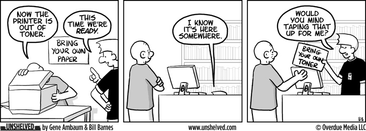 Unshelved comic strip for 7/14/2010